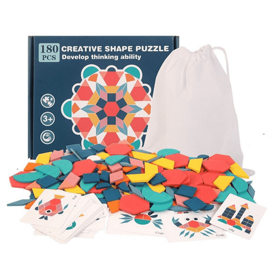 Woods - develop your creativity - geometric shape puzzle